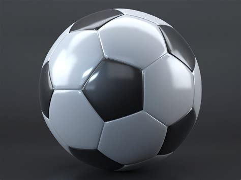 En revanche, il n'est pas adapté aux terrains humides. Ballon de football 2 modèle 3D
