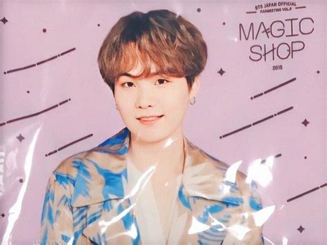 BTS JAPAN OFFICIAL FANMEETING VOL MAGIC SHOP SUGA FLAG In Bts Japan Official Fanmeeting Vol