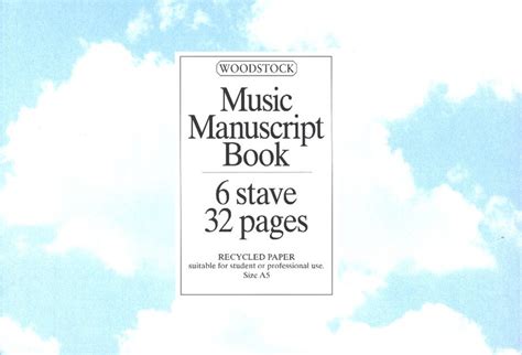 Music Manuscript Book A5 Buy Now In The Stretta Sheet Music Shop