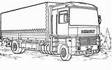 Semi Truck Coloring Pages
