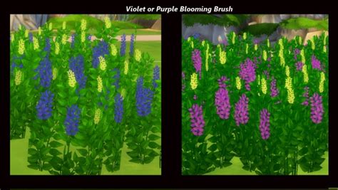 Mod The Sims Early Spring Fields Of Wildflowers By Snowhaze Sims 4