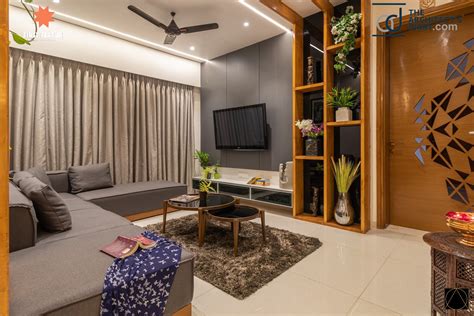 Apartment Interior In Ahmedabad Elevates The Space With Soft Elements