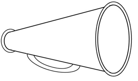 Cheer Megaphones Clipart Free To Use Clip Art Resource Image 40543