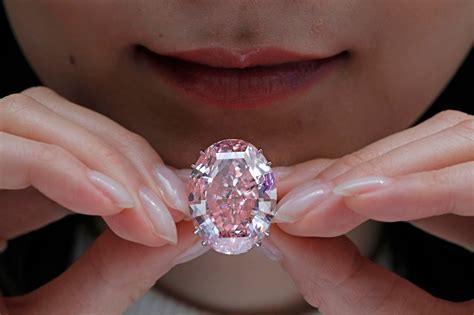 Huge Pink Diamond Auctioned For Record 712 Million In Hong Kong