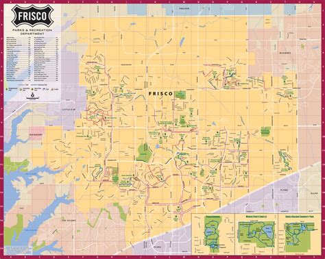 Frisco Texas Map Printable Maps