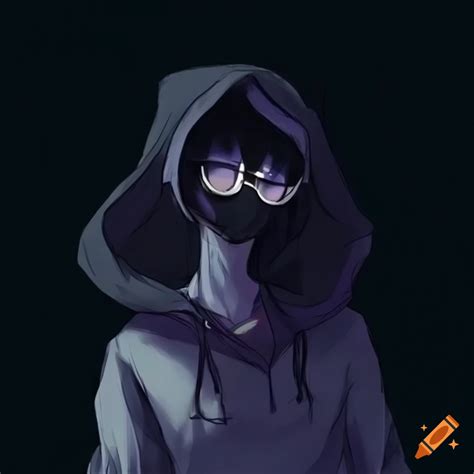 Gray Hoodie With Glasses And Side View On Craiyon