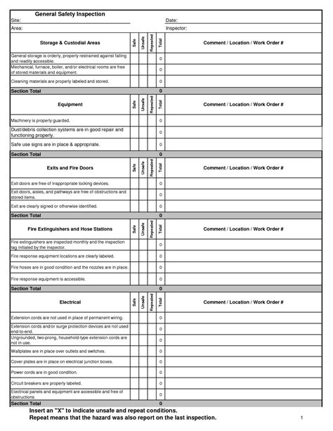 Free and paid forms for landlords! Inspection Sheet Template Excel - Colona.rsd7 regarding ...