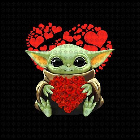 Baby Yoda Valentine Png Baby Yoda Png Valentine Png Star Wars Png