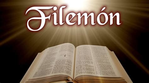 Carta A Filemón Síntesis De La Obra Redentora De Cristo