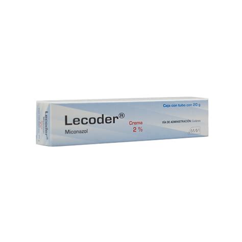 Miconazol Lecoderm Crema 20g Happy Pharmaco