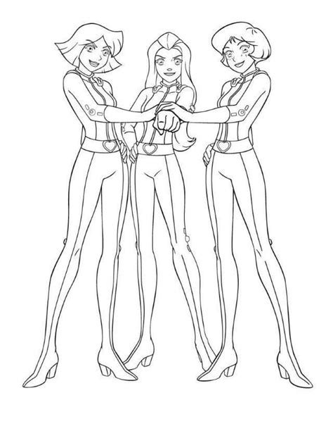 Totally Spies Sam Coloring Page Coloring Pages Porn Sex Picture