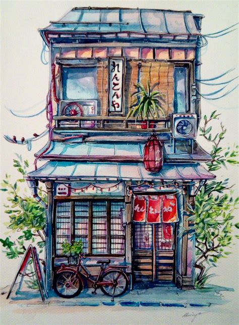 Watercolor Architecture Architecture Drawing Art Architecture