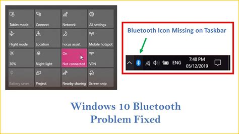 Bluetooth Icon Not Showing Or Missing On Taskbar Windows Help