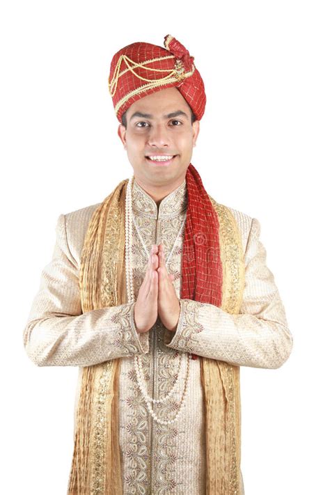 Males wear dhoti, coat and turban. Indian In Traditional Clothes. Stock Photo - Image of ...
