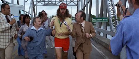 Another dirt clod hits forrest in the arm. Forrest Gump's Running Route | Centives