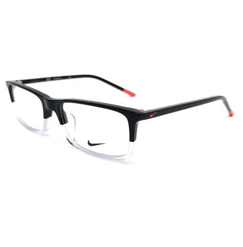 Nike Eyeglasses 7252 017 Black Clear Rectangle Unisex 55x17x145 886895408875 Ebay