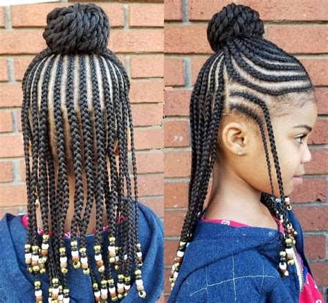 Suitable for every face shape (oval, round, square, diamond etc. 21 Sweet Cornrow Hairstyles That Little Girls Love