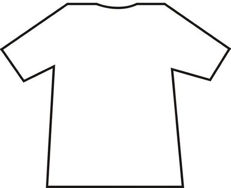 Free T Shirt Template~ Students Decorate Their T Shirt With Words Or