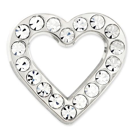 Rhinestone Heart Pin Pinmart