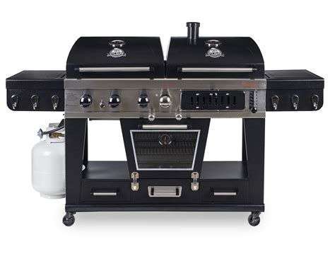 Pit Boss Memphis Ultimate 4 In 1 Gas And Charcoal Combo Grill With Smoker