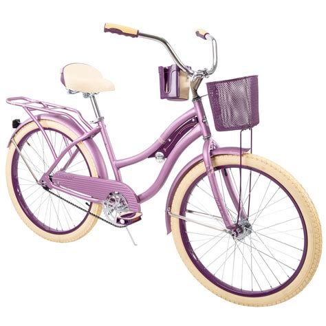Huffy 24 Nel Lusso Girls Cruiser Bike Purple Satin