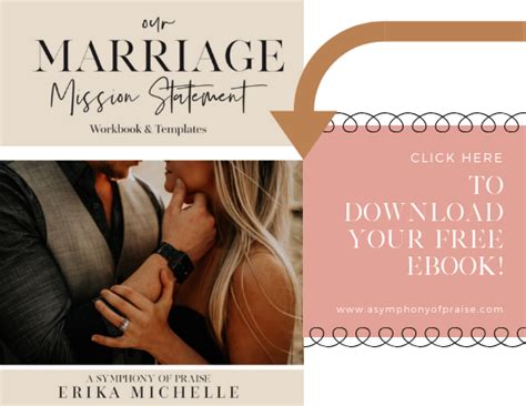 How To Create A Marriage Mission Statement — Symphony Of Praise Mission Statement Marriage