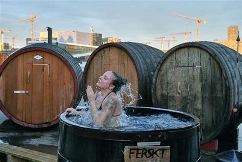 A Peculiar Way To Enjoy Norway Summer Bathing In The Worlds Largest