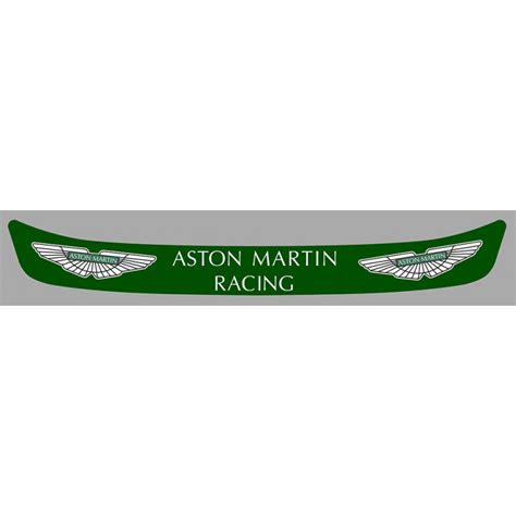 Aston Martin Helmet Visor Sunstrip Laminated Decal Cafe Racer
