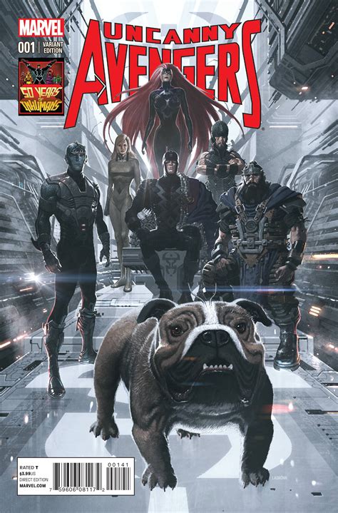 Uncanny Avengers 1 Ladronn Inhuman 50th Anniversary Cover Fresh Comics