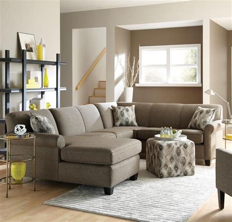 That's right, the small space sectional exists, and it's perfect for today's tight living quarters. Angie Sectional Sofa by England | Living room furniture ...