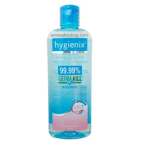 Hygienix Alcohol With Moisturizer 250ml Emmaflordrugstore