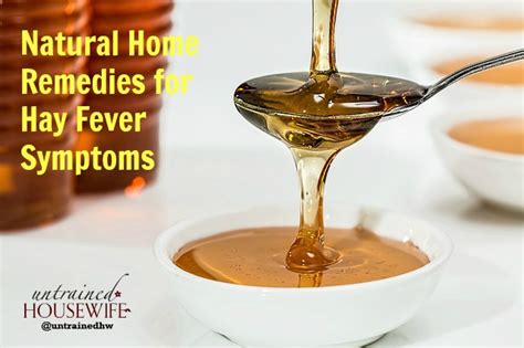 Natural Home Remedies For Hay Fever Symptoms
