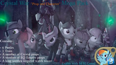 Equestria Daily Mlp Stuff New Sfm Models Crystal War Mega Pack