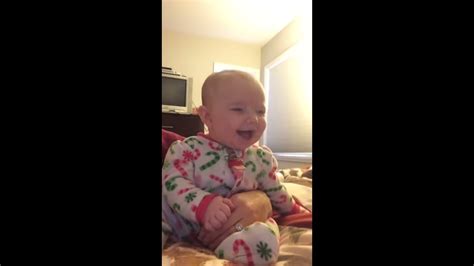 Baby Laughing Hysterically At Older Sister Youtube