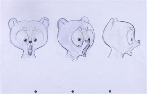 Matt Nolte Concept Art Bear Cubs Brave 2012 Concept Art Drawing