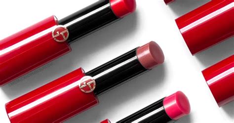 Giorgio Armani Ecstasy Shine Lipsticks Crystalcandy Makeup Blog