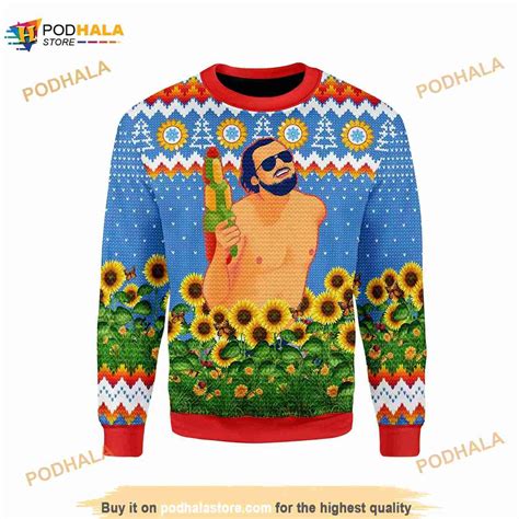 Leonardo Dicaprio Meme Christmas Ugly 3d Sweater Bring Your Ideas