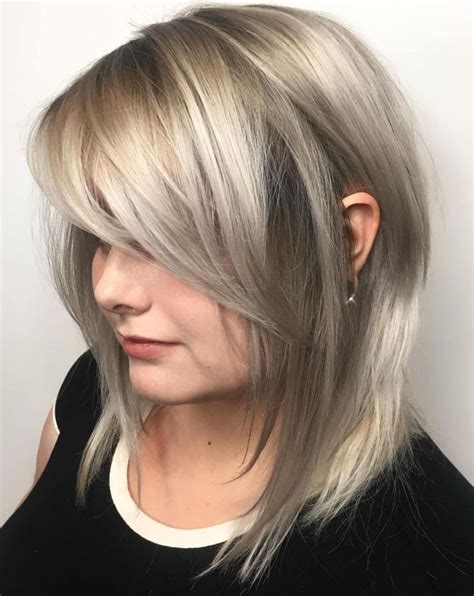 40 Side Swept Bangs To Sweep You Off Your Feet Long Bob Hairstyles