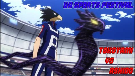 Ua Sports Festival Ashido Vs Tokoyami Boku No Hero Academia Youtube