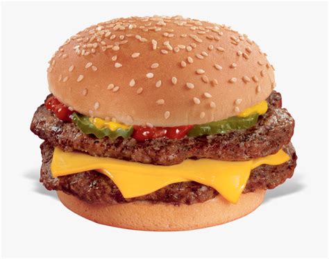 Clip Art Dq Original Double Cheeseburger Free Transparent Clipart