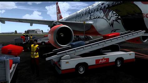 Lapangan terbang antarabangsa kuala lumpur lcct kl klia 2 klia2 arrival lane 64000 sepang, selangor. FSX HD AIR ASIA AIRBUS A320 KUCHING INTL (WBGG) TO KUALA ...