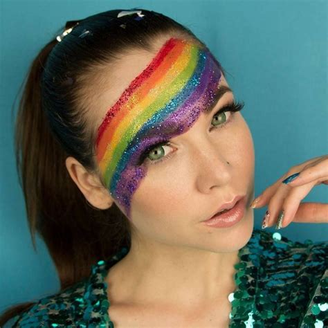 48 Pretty Rainbow Makeup Ideas Pride Makeup