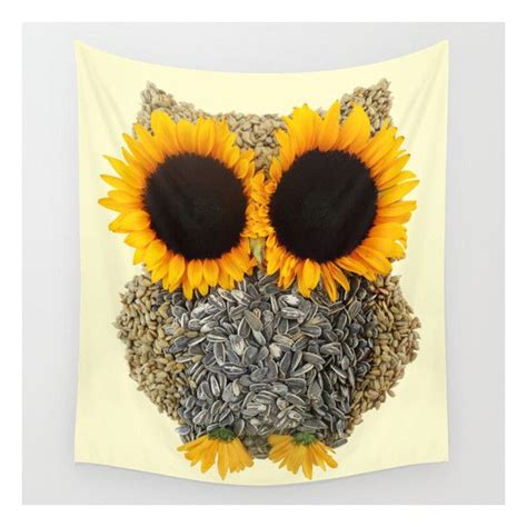 Hoot Day Owl Wall Tapestry Tapestry Wall Tapestry Tapestry Wall Art