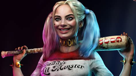 Harley Quinn 3d Hd Superheroes 4k Wallpapers Images Backgrounds