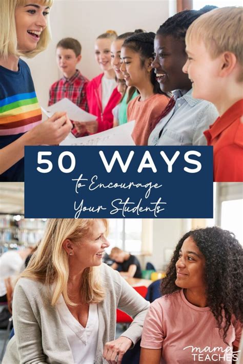 50 Ways To Encourage Your Students Mama Teaches