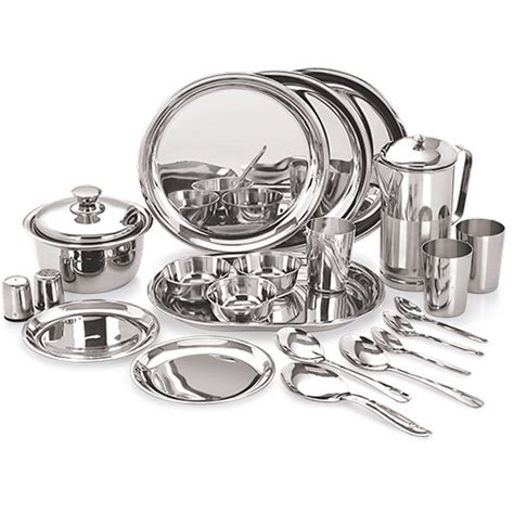 Neelam Stainless Steel Premium Dinner Set For Home At Rs 3999set In