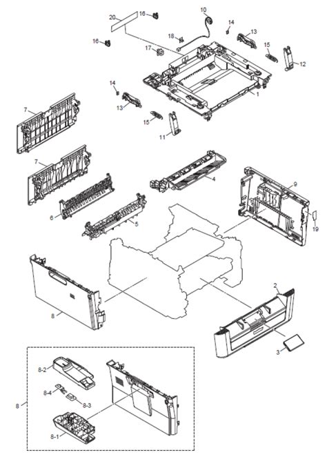 Brother Mfc L2740dw Parts List And Illustrated Parts Diagrams