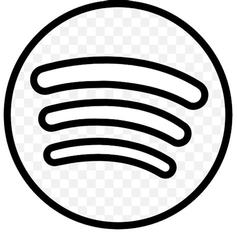 75 Spotify Logo Png Black And White Free Download 4kpng