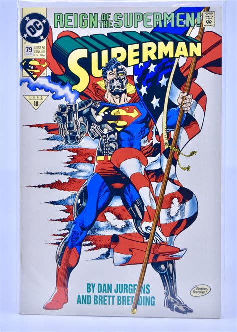 3 Vintage Superman Comic Books Reign Of The Supermen Col