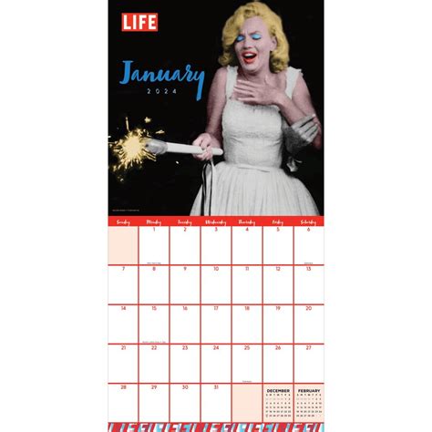 Life Marilyn Monroe 2024 Wall Calendar